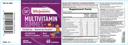 Label for Multivitamin Gummies