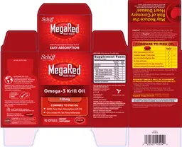 Label for Omega-3 Krill Oil 350 mg