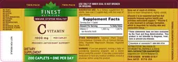 Label for C Vitamin 1000 mg