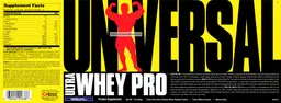 Label for Ultra Whey Protein Vanilla Ice Cream