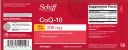 Label for CoQ-10 200 mg