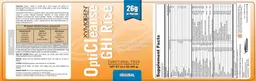 Label for OptiCleanse GHI Rice Original