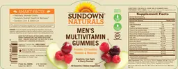 Label for Men's Multivitamin Gummies