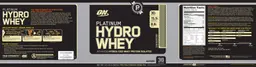 Label for Platinum Hydrowhey Chocolate Mint