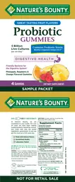 Label for Probiotic Gummies