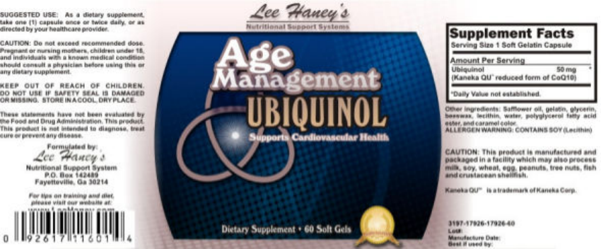 Label for Age Management Ubiquinol