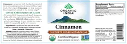 Label for Cinnamon