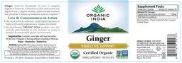 Label for Ginger
