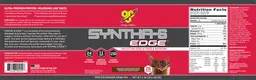 Label for Syntha-6 Edge Fudge Brownie Flavor