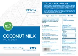 Label for Coconut Milk Powder