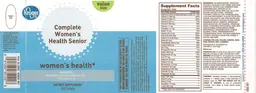Label for Complete Women's Health Senior