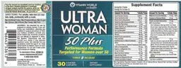 Label for Ultra Woman 50 Plus
