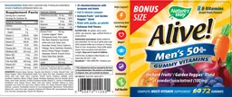 Alive! Men's 50+ Gummy Vitamins