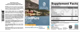 Label for CodPure Plus Natural Orange Flavor