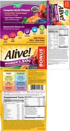 Label for Alive! Women's 50+