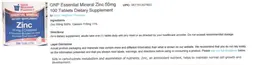 Zinc 50 mg