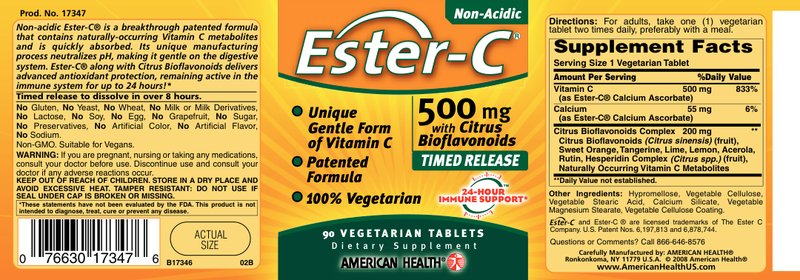 Ester-C 500 mg With Citrus Bioflavoinds 