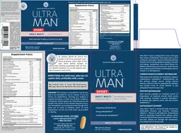 Label for Ultra Man Sport