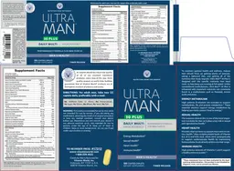Label for Ultra Man 50 Plus