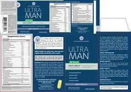 Label for Ultra Man 50 Plus