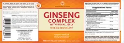 Label for Ginseng Complex With Royal Jelly