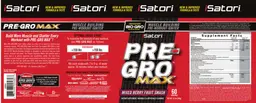 Label for Pre-Gro Max Mixed Berry Fruit Smash
