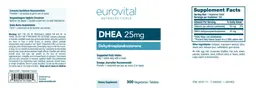 Label for DHEA 25 mg