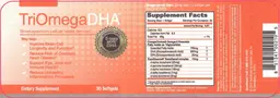 Label for Tri Omega DHA