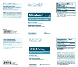 Label for Melatonin 3 mg