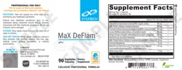 Label for MaX DeFlam