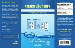 Label for Balanced CalMag Original (Unflavored)