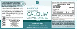 Label for Absorbable Calcium With Vitamin D3