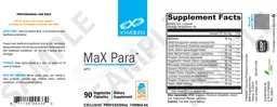 Label for MaX Para