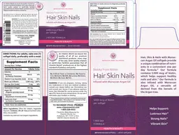 Label for Hair/Skin/Nails
