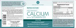Label for Absorbable Calcium With Vitamin D3
