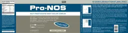 Label for Pro-NOS French Vanilla Creme