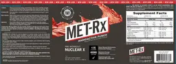 Label for Pre-Workout Nuclear X Radioactive Punch