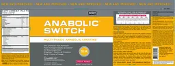 Label for Anabolic Switch Multi-Phasic Anabolic Creatine