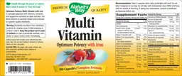 Label for Multi Vitamin