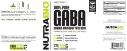Label for 100% Pure GABA
