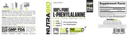 Label for 100% Pure L-Phenylalanine