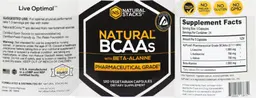 Label for Natural BCAAs With Beta-Alanine