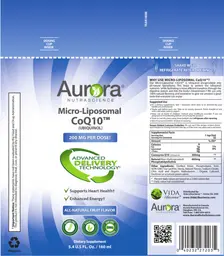 Label for Micro-Liposomal CoQ10 200 mg