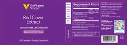 Label for Red Clover Extract