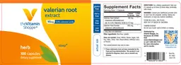 Label for Valerian Root Extract 90 mg
