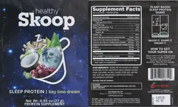 Label for Sleep Protein Key Lime Dream