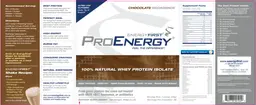Label for ProEnergy Chocolate Decadence