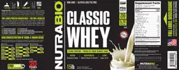 Label for Classic Whey Unflavored