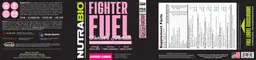 Label for Fighter Fuel Women's Formula Raspberry Lemonade