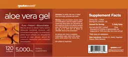 Label for Aloe Vera Gel